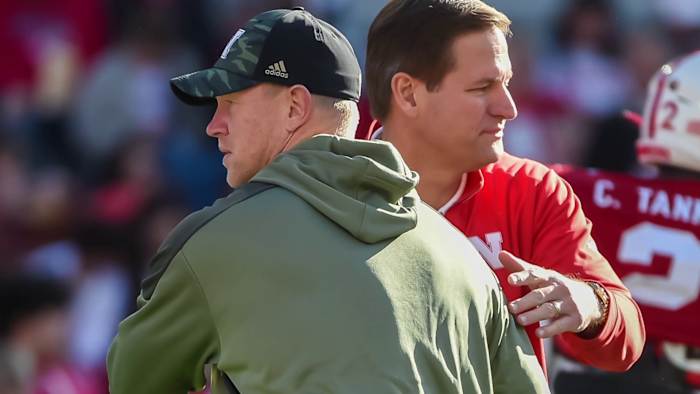 Ohio State 2021 Trev Alberts and Scott Frost